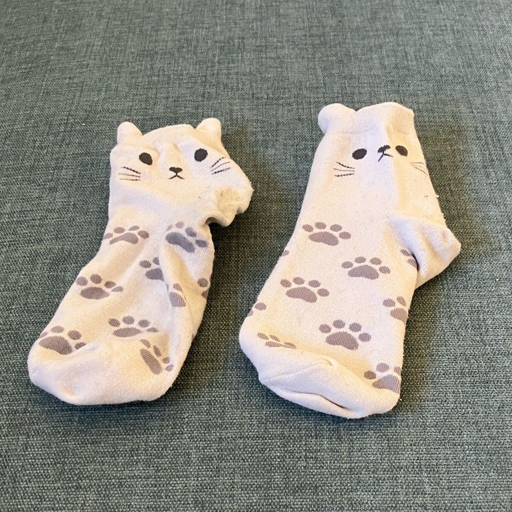 White Cat Socks